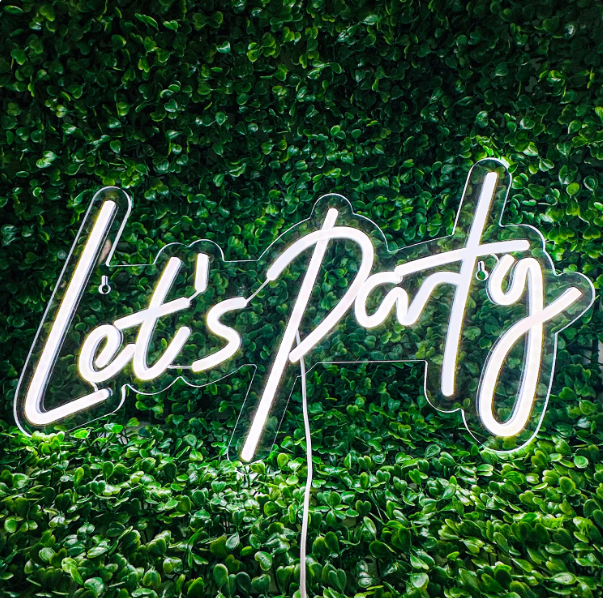 Let's Party Neon Sign