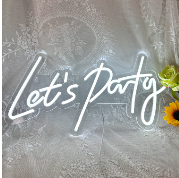 Let's Party Neon Sign